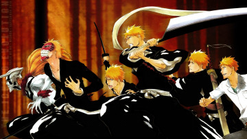 Картинка аниме bleach блич пустой ичиго арт куросаки банкай занпакто