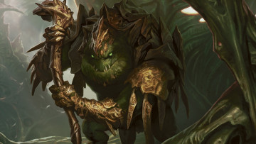 Картинка фэнтези существа оружие доспехи чудовище монстр