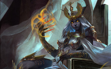 Картинка фэнтези маги +волшебники когти корона