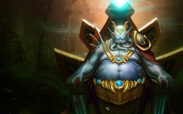 Картинка фэнтези существа трон