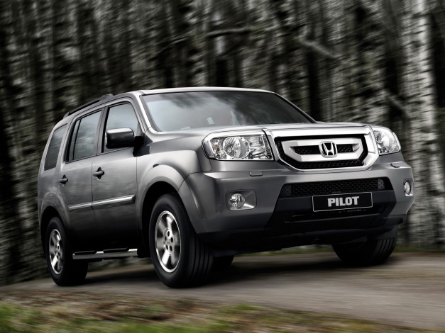 Обои картинки фото автомобили, honda, pilot, ru-spec, 2011