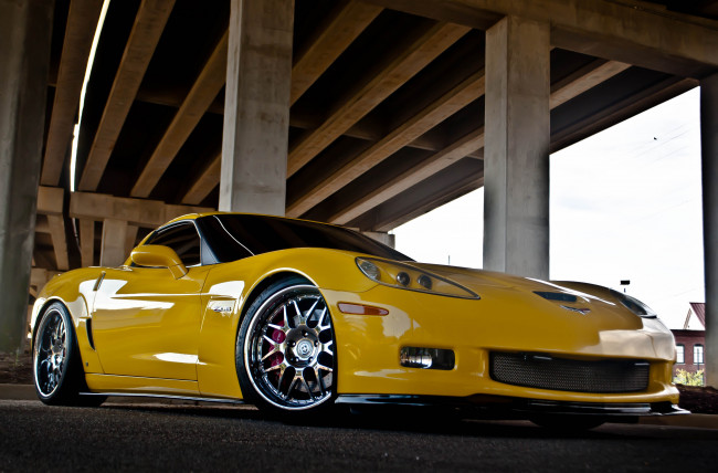 Обои картинки фото автомобили, corvette