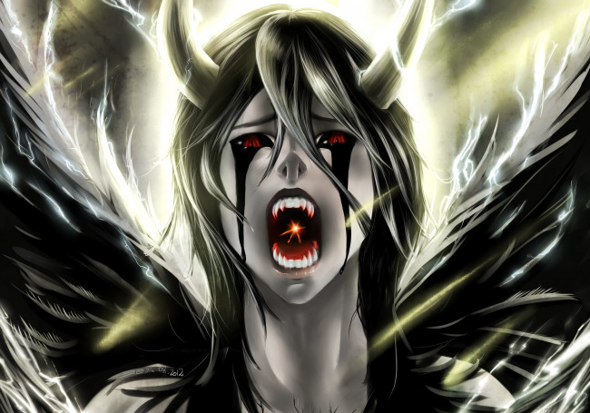 Обои картинки фото аниме, bleach, блич, парень, сера, аранкар, улькиорра