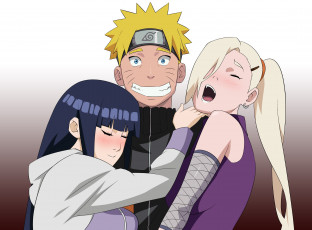 Картинка рисованное -+ +аниме наруто фон взгляд девушки