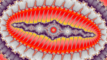 Картинка 3д+графика фракталы+ fractal цвета узор фон