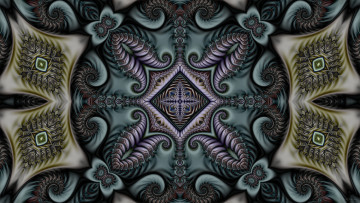 Картинка 3д+графика фракталы+ fractal фон узор цвета