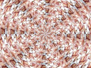 Картинка разное золото +купюры +монеты куча мандала 5000 рублей банкноты деньги