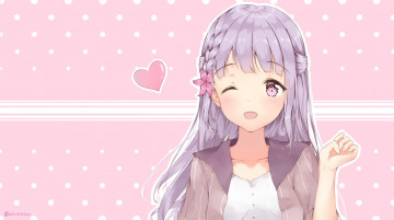 Картинка аниме unknown +другое девушка фон взгляд