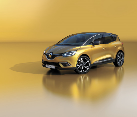 Обои картинки фото автомобили, renault, 2016г, scenic