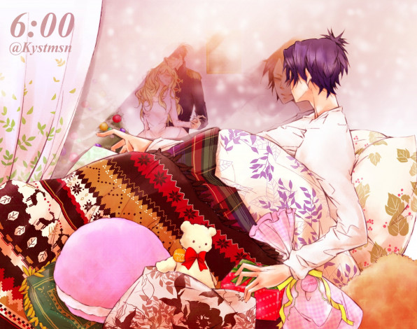 Обои картинки фото аниме, katekyo hitman reborn, учитель, мафиози, реборн