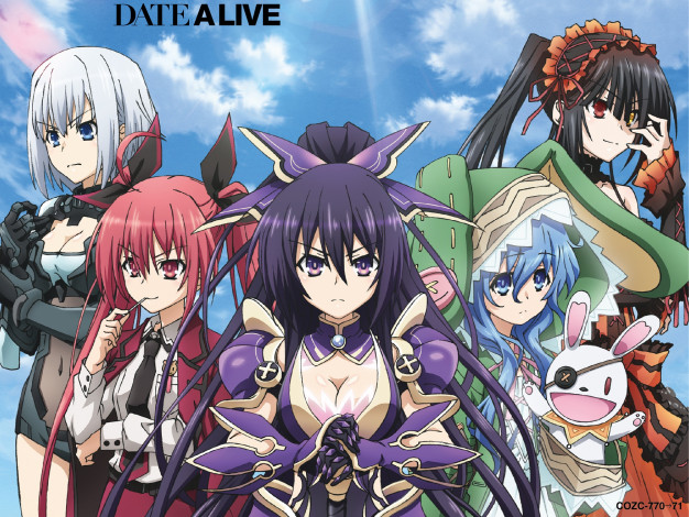 Обои картинки фото аниме, date a live, девушки