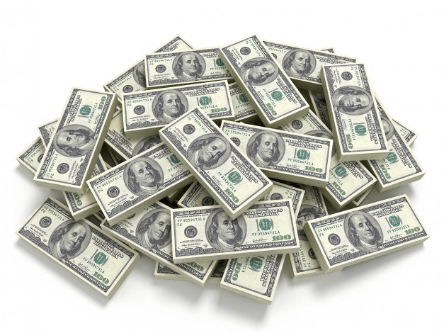 Обои картинки фото разное, золото,  купюры,  монеты, много, денег, куча, пачки, 100, долларов, банкноты, деньги