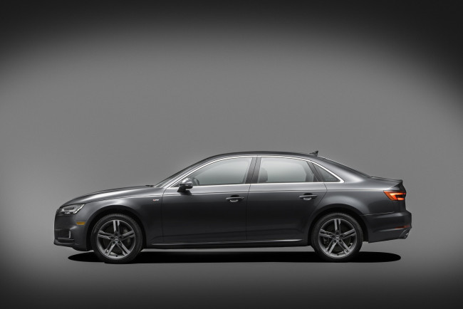 Обои картинки фото автомобили, audi, us-spec, b9, 2-0t, a4, s, line, quattro, 2017г