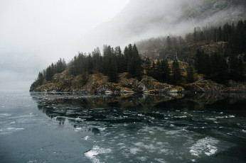 Картинка природа реки озера лес озеро скалы