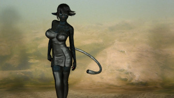 Картинка 3д+графика эльфы+ elves взгляд фон эльфийка