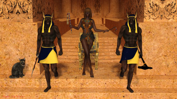 Картинка 3д+графика фантазия+ fantasy взгляд девушка фон