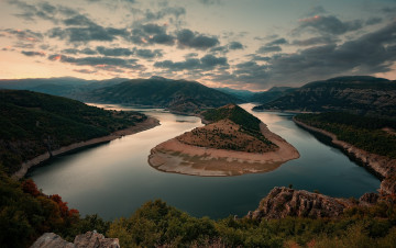 Картинка природа реки озера холмы река