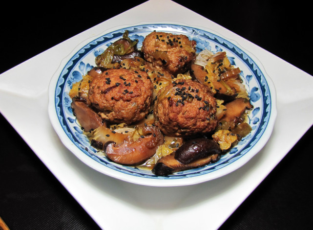 Обои картинки фото еда, мясные блюда, тефтели