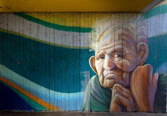 Картинка разное граффити стена город