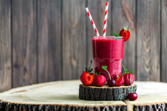 Картинка еда напитки смузи ягоды