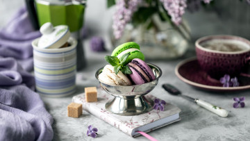 Картинка еда макаруны печенье сахар лакомство