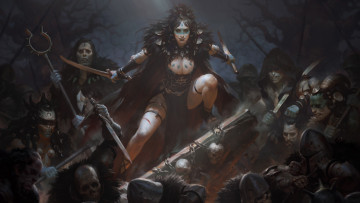 Картинка фэнтези нежить воины племя