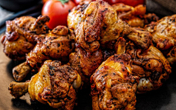 Картинка еда мясные+блюда ножки куриные