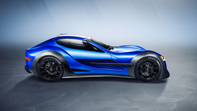 Обои картинки фото 2020 felino cb7r, автомобили, -unsort, канадские, авто, мощь, гиперкар, синий