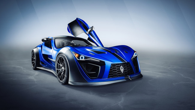 Обои картинки фото 2020 felino cb7r, автомобили, -unsort, новая, модель, синий, гиперкар, канада