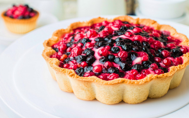 Обои картинки фото еда, пироги, пирог, ягодный