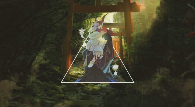 Обои картинки фото аниме, mahou tsukai no yome, невеста, чародея