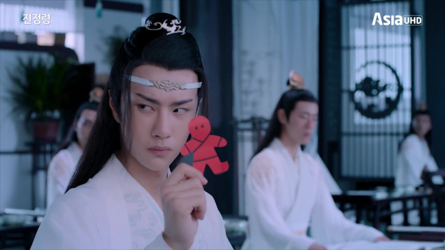 Обои картинки фото кино фильмы, the untamed, лань, ванцзи, ученики, человечек