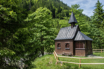 Картинка hubertuskapelle bad+hindelang germany города -+католические+соборы +костелы +аббатства bad hindelang