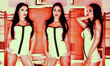 Картинка aletta+ocean девушки брюнетка платье