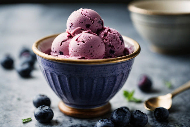 Обои картинки фото еда, мороженое,  десерты