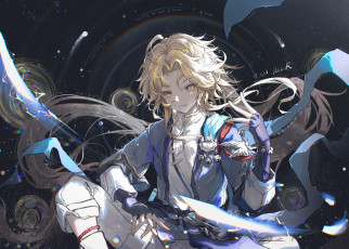 обоя аниме, honkai,  star rail, парень