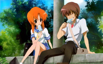 Картинка higurashi no naku koro ni аниме ryuuguu rena maebara keiichi
