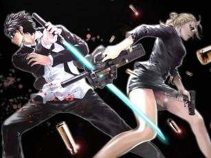 Картинка аниме weapon blood technology