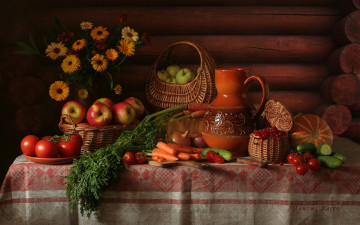 Картинка harumi saito урожай еда натюрморт томаты помидоры