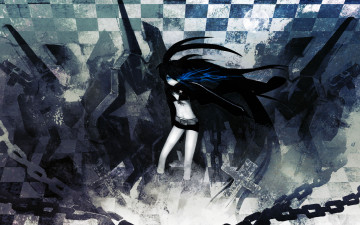 Картинка аниме black rock shooter