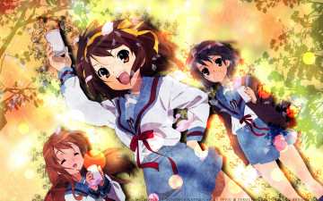 Картинка аниме the melancholy of haruhi suzumiya