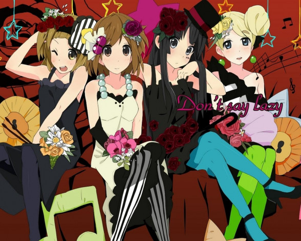 Обои картинки фото аниме, on