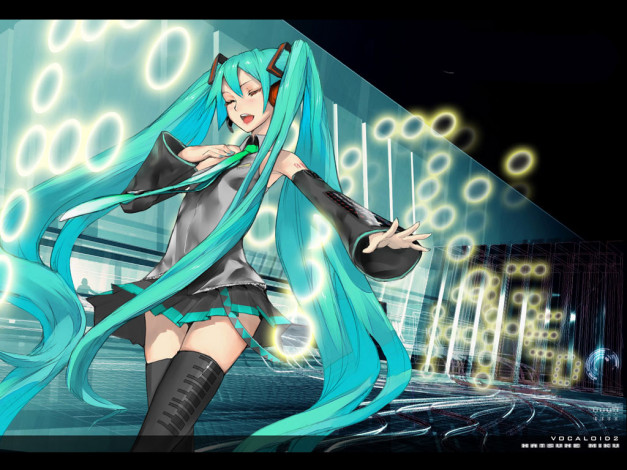 Обои картинки фото аниме, vocaloid
