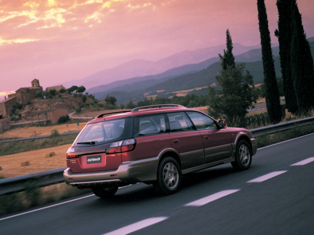 Обои картинки фото автомобили, subaru, legacy, outback