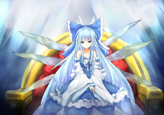Картинка cirno аниме touhou
