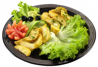 Картинка еда вторые блюда картошка помидор томаты