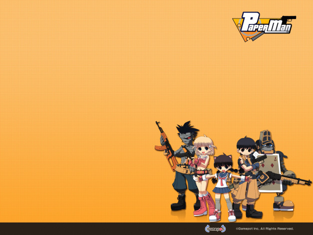 Обои картинки фото аниме, paperman