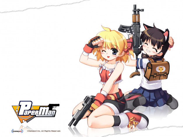 Обои картинки фото аниме, paperman
