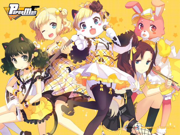 Обои картинки фото аниме, paperman