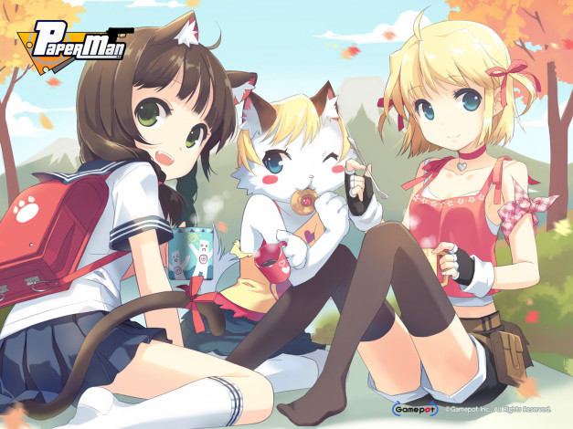 Обои картинки фото аниме, paperman